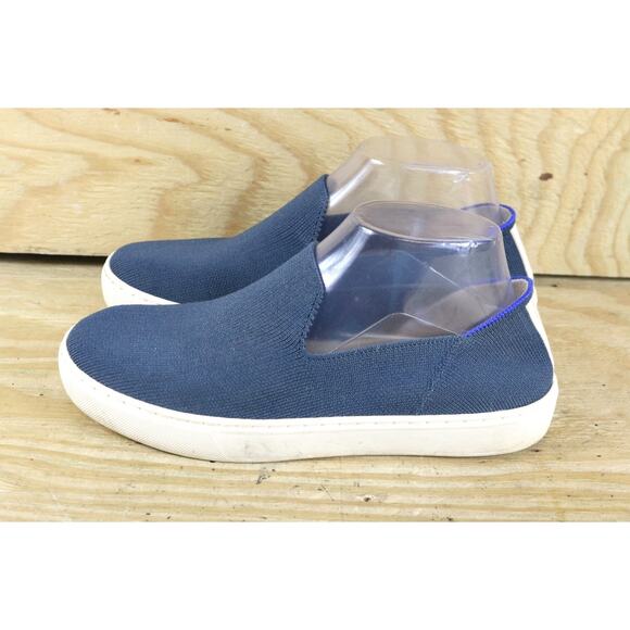 Rothy's Shoes 7 Womens Blue The Original Slip On Sneakers - Picture 1 of 5